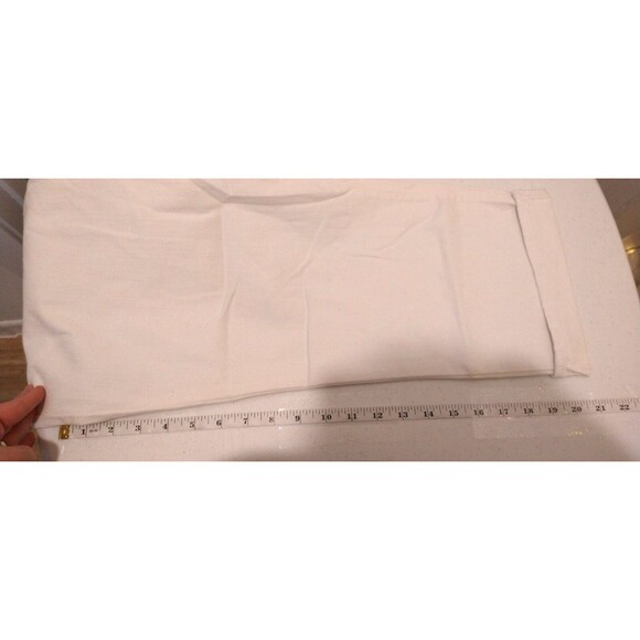 NINE WEST CHRYSTIE CAPRI 16 WHITE PANTS TWILL CROPPED CHIC COASTAL BRIGHT - Picture 8 of 9